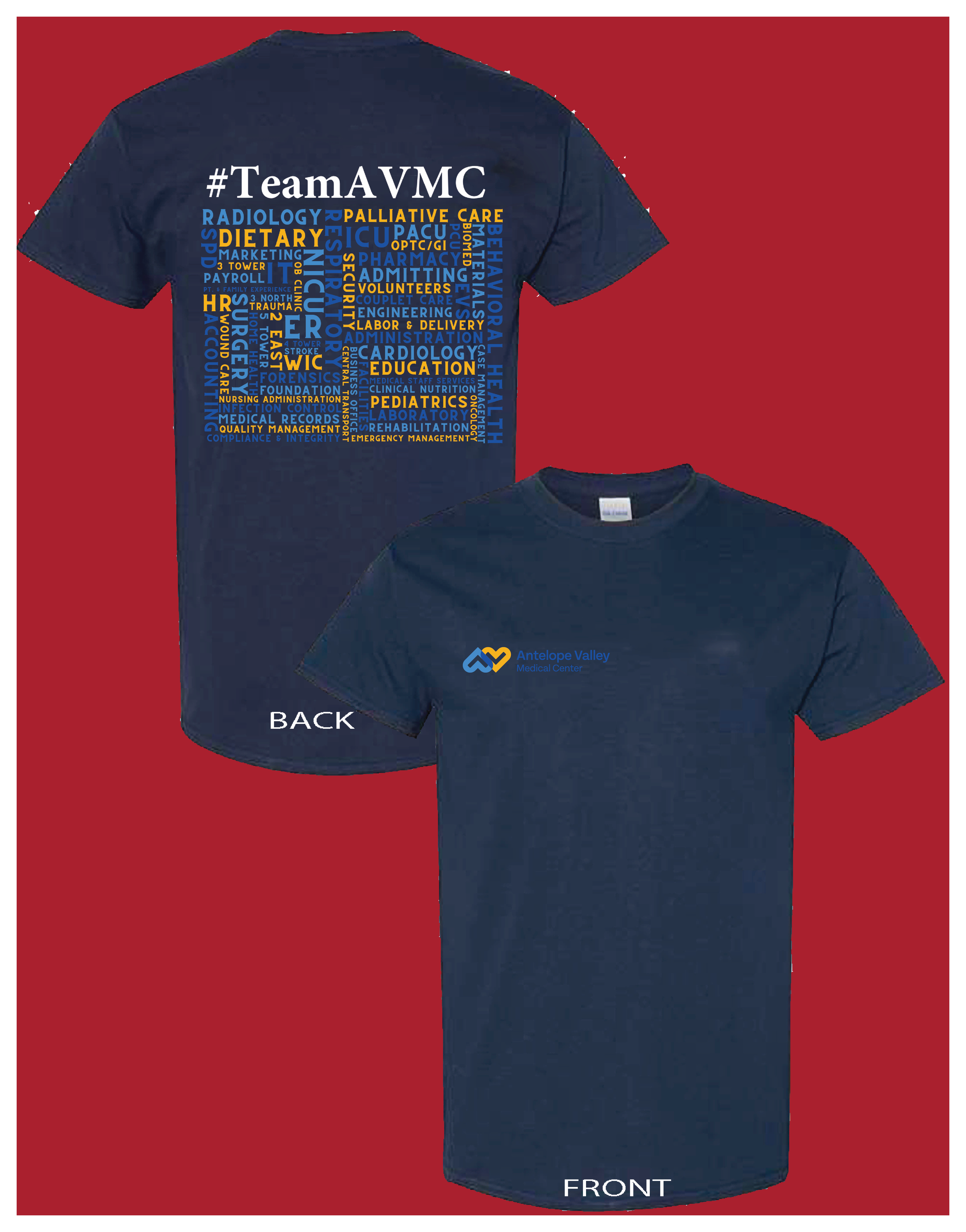 TeamAVMC Shirt Vista Uniforms